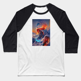 fire 'n' ice Baseball T-Shirt